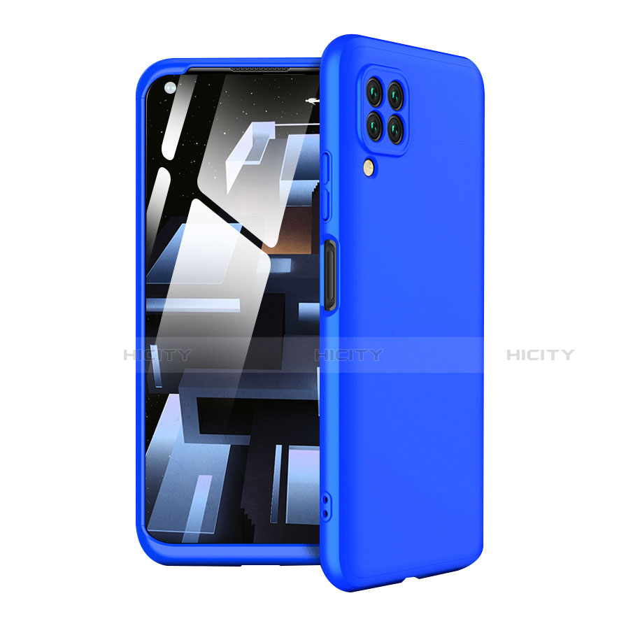 Handyhülle Hülle Hartschalen Kunststoff Schutzhülle Tasche Matt Vorder und Rückseite 360 Grad Ganzkörper für Huawei Nova 6 SE Blau Plus