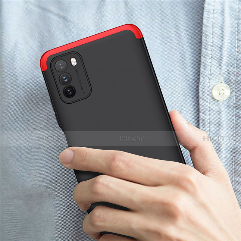 Handyhülle Hülle Hartschalen Kunststoff Schutzhülle Tasche Matt Vorder und Rückseite 360 Grad Ganzkörper für Xiaomi Poco M3