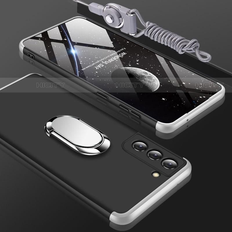 Handyhülle Hülle Hartschalen Kunststoff Schutzhülle Tasche Matt Vorder und Rückseite 360 Grad Ganzkörper M01 für Samsung Galaxy S22 5G groß