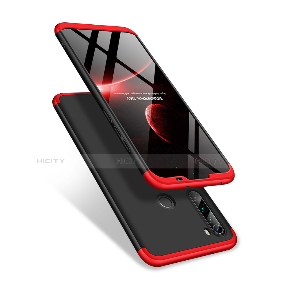 Handyhülle Hülle Hartschalen Kunststoff Schutzhülle Tasche Matt Vorder und Rückseite 360 Grad Ganzkörper M01 für Xiaomi Redmi Note 8T groß