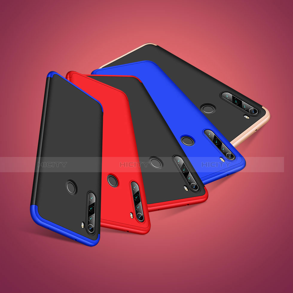 Handyhülle Hülle Hartschalen Kunststoff Schutzhülle Tasche Matt Vorder und Rückseite 360 Grad Ganzkörper M01 für Xiaomi Redmi Note 8T groß
