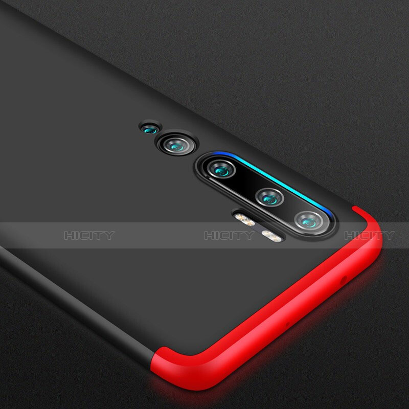Handyhülle Hülle Hartschalen Kunststoff Schutzhülle Tasche Matt Vorder und Rückseite 360 Grad Ganzkörper P01 für Xiaomi Mi Note 10 Pro groß
