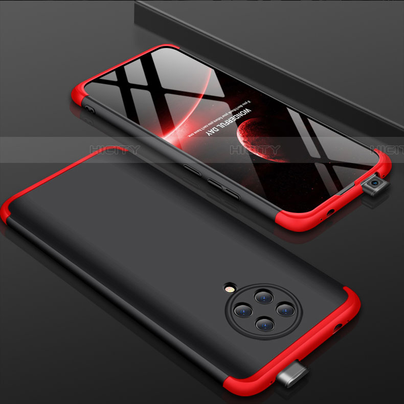Handyhülle Hülle Hartschalen Kunststoff Schutzhülle Tasche Matt Vorder und Rückseite 360 Grad Ganzkörper P01 für Xiaomi Redmi K30 Pro 5G groß