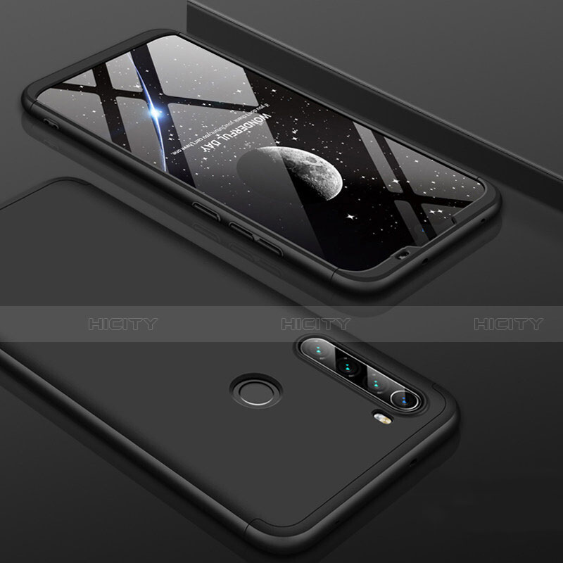 Handyhülle Hülle Hartschalen Kunststoff Schutzhülle Tasche Matt Vorder und Rückseite 360 Grad Ganzkörper P01 für Xiaomi Redmi Note 8