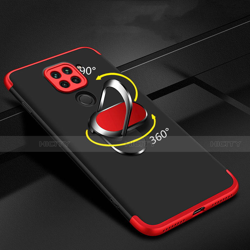 Handyhülle Hülle Hartschalen Kunststoff Schutzhülle Tasche Matt Vorder und Rückseite 360 Grad Ganzkörper P01 für Xiaomi Redmi Note 9