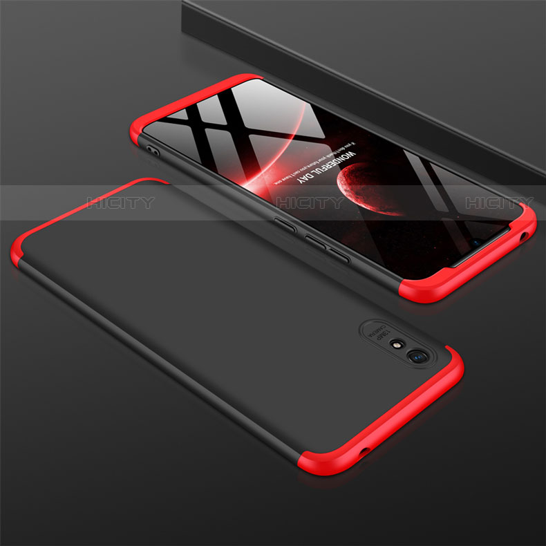 Handyhülle Hülle Hartschalen Kunststoff Schutzhülle Tasche Matt Vorder und Rückseite 360 Grad Ganzkörper P03 für Xiaomi Redmi 9A groß