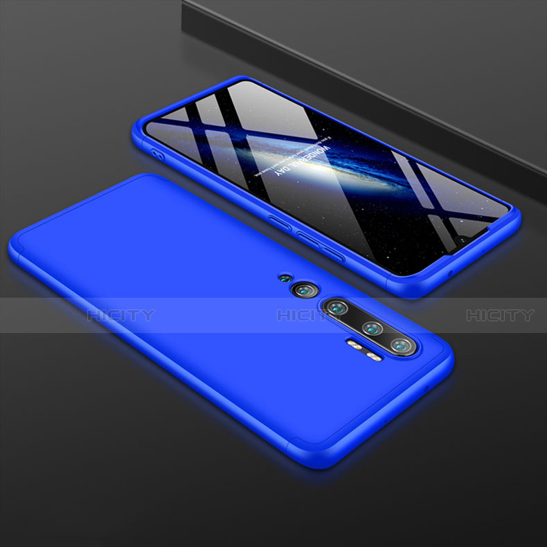 Handyhülle Hülle Hartschalen Kunststoff Schutzhülle Tasche Matt Vorder und Rückseite 360 Grad Ganzkörper R01 für Xiaomi Mi Note 10