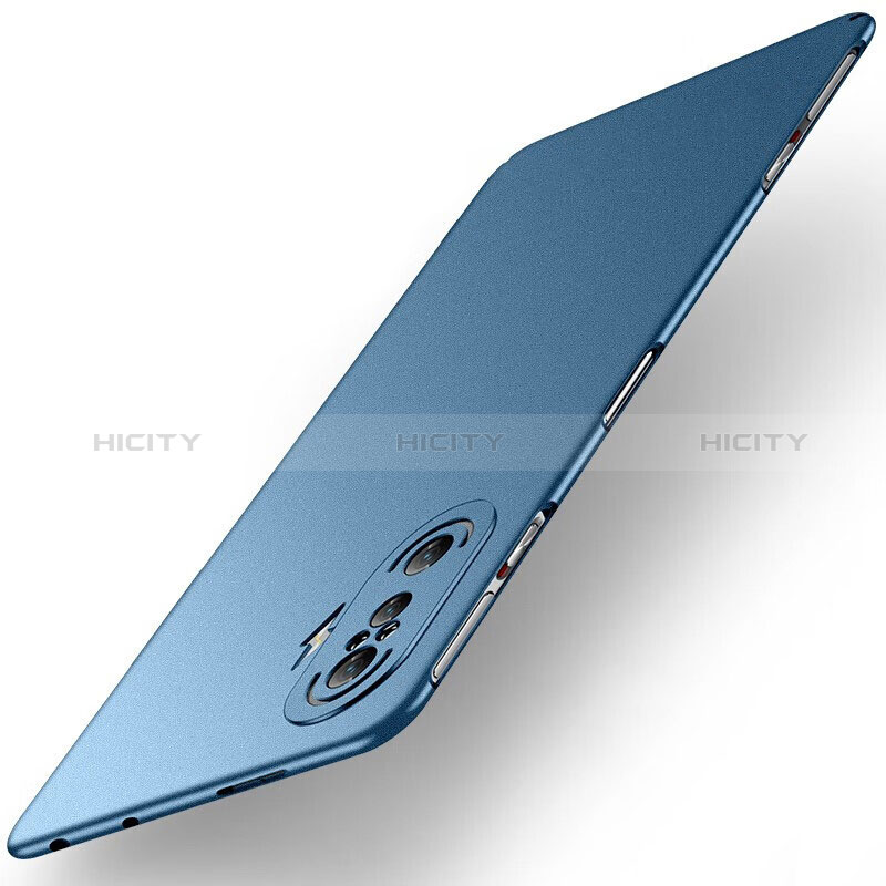 Handyhülle Hülle Hartschalen Kunststoff Schutzhülle Tasche Matt YK1 für Xiaomi Poco F3 GT 5G Blau Plus