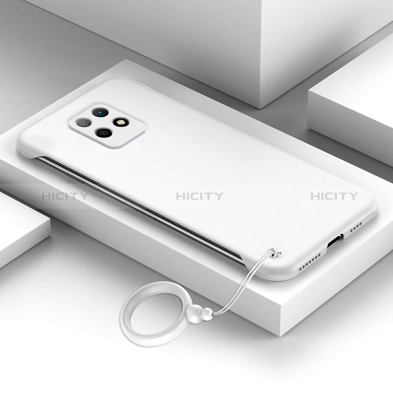 Handyhülle Hülle Hartschalen Kunststoff Schutzhülle Tasche Matt YK4 für Xiaomi Redmi 10X 5G Weiß