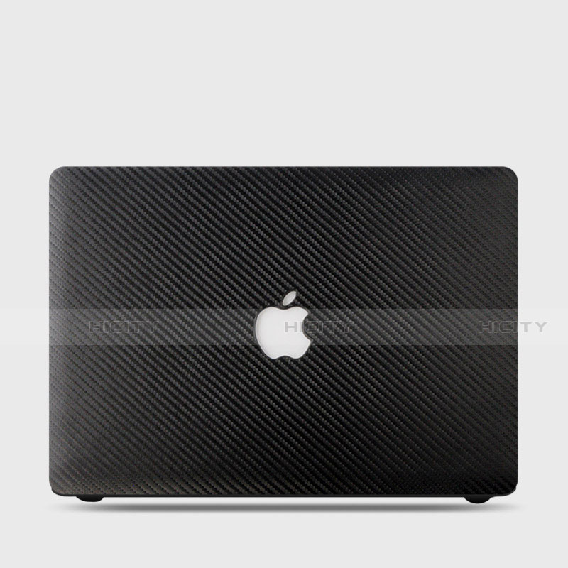 Handyhülle Hülle Kunststoff Schutzhülle Hartschalen Tasche Matt Köper für Apple MacBook Air 13 zoll (2020) Schwarz Plus