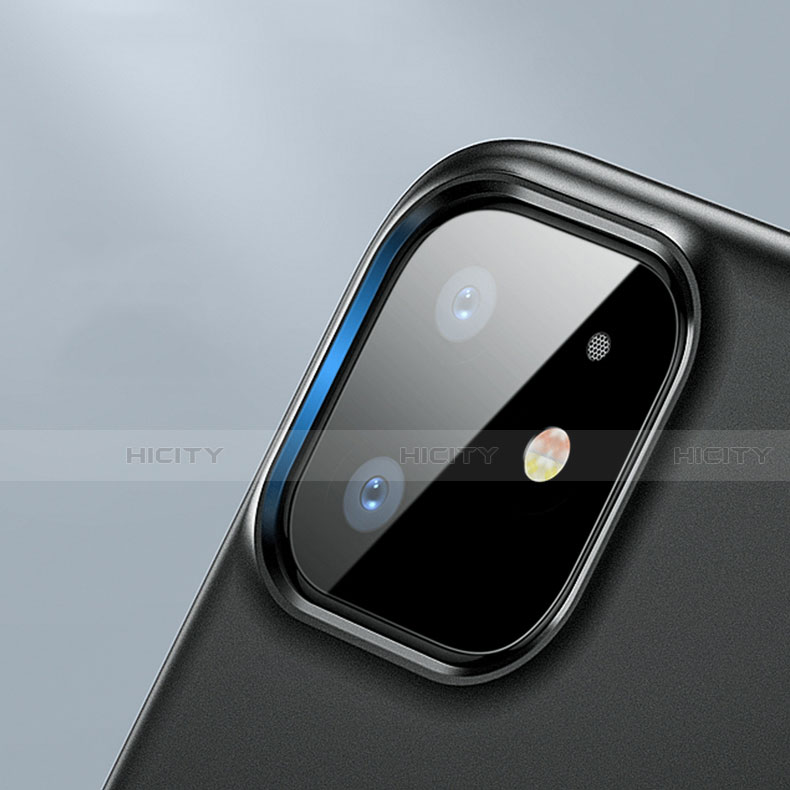 Handyhülle Hülle Kunststoff Schutzhülle Matt für Apple iPhone 11 Schwarz groß