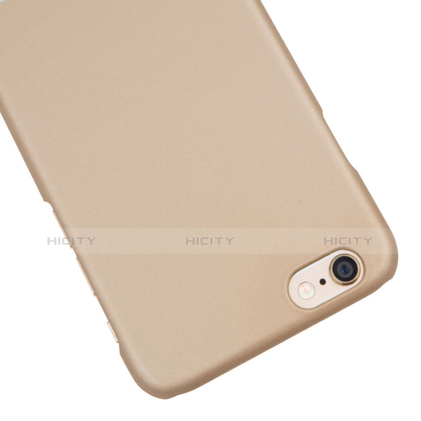 Handyhülle Hülle Kunststoff Schutzhülle Matt für Apple iPhone 6S Gold groß