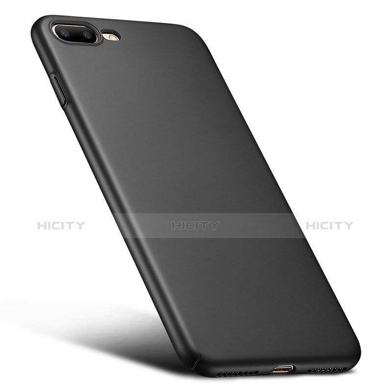 Handyhülle Hülle Kunststoff Schutzhülle Matt für Apple iPhone 8 Plus Schwarz groß