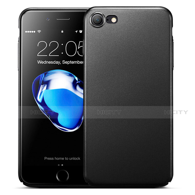 Handyhülle Hülle Kunststoff Schutzhülle Matt für Apple iPhone SE (2020) Schwarz