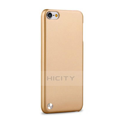 Handyhülle Hülle Kunststoff Schutzhülle Matt für Apple iPod Touch 5 Gold