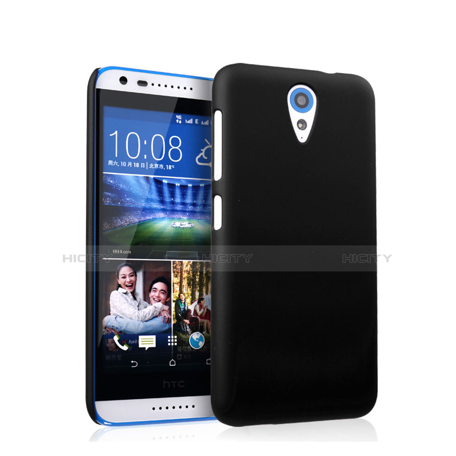 Handyhülle Hülle Kunststoff Schutzhülle Matt für HTC Desire 820 Mini Schwarz