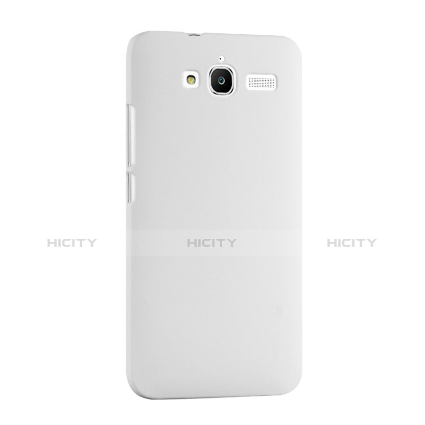 Handyhülle Hülle Kunststoff Schutzhülle Matt für Huawei Ascend GX1 Weiß Plus