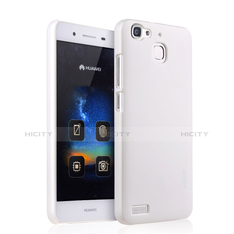 Handyhülle Hülle Kunststoff Schutzhülle Matt für Huawei Enjoy 5S Weiß Plus