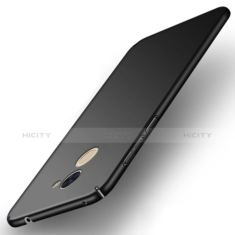 Handyhülle Hülle Kunststoff Schutzhülle Matt für Huawei Enjoy 7 Plus Schwarz