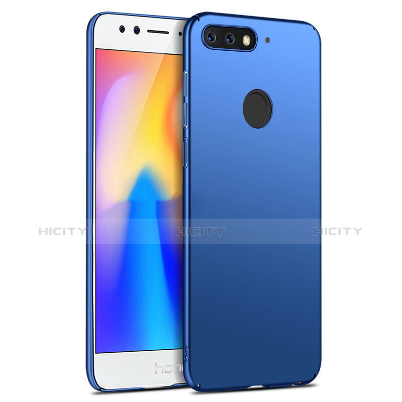 Handyhülle Hülle Kunststoff Schutzhülle Matt für Huawei Honor 7A Blau Plus