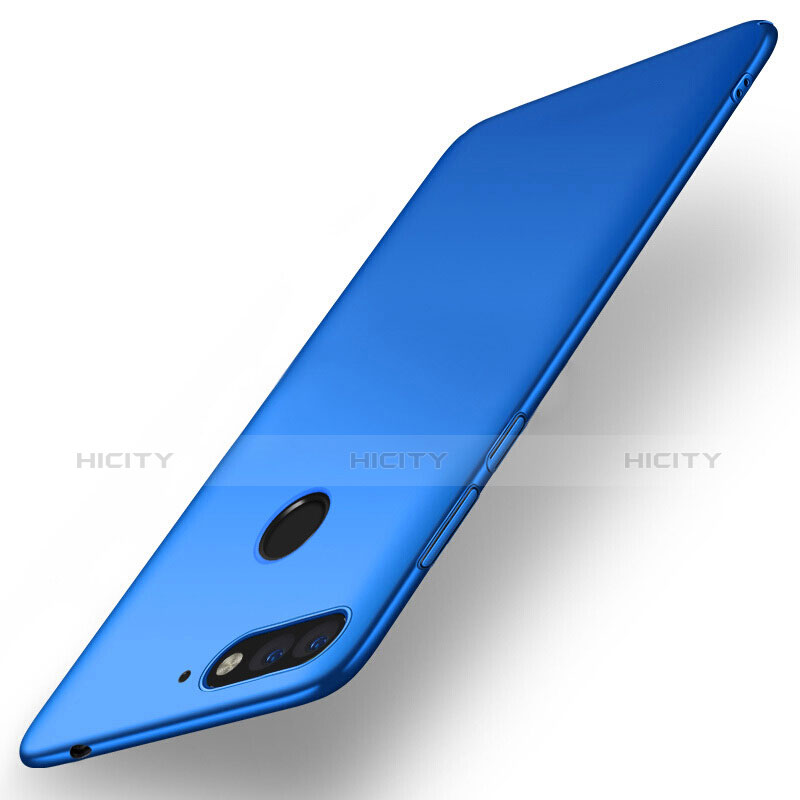 Handyhülle Hülle Kunststoff Schutzhülle Matt für Huawei Honor 7A Blau groß