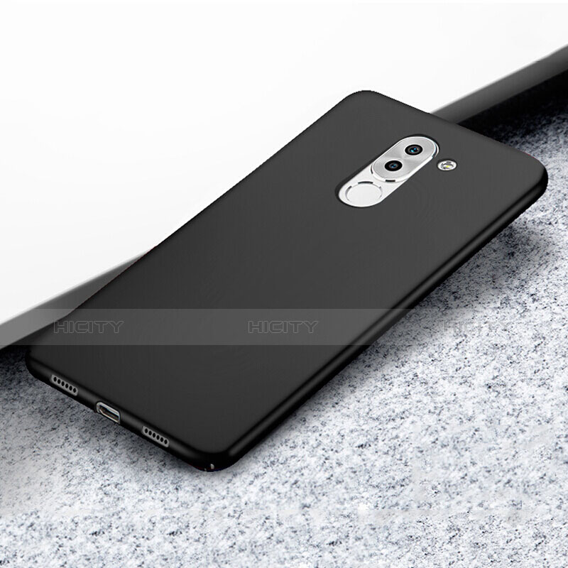 Handyhülle Hülle Kunststoff Schutzhülle Matt für Huawei Mate 9 Lite Schwarz