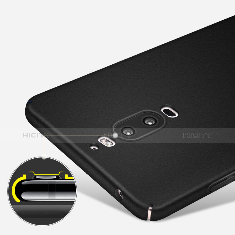 Handyhülle Hülle Kunststoff Schutzhülle Matt für Huawei Mate 9 Pro Schwarz groß