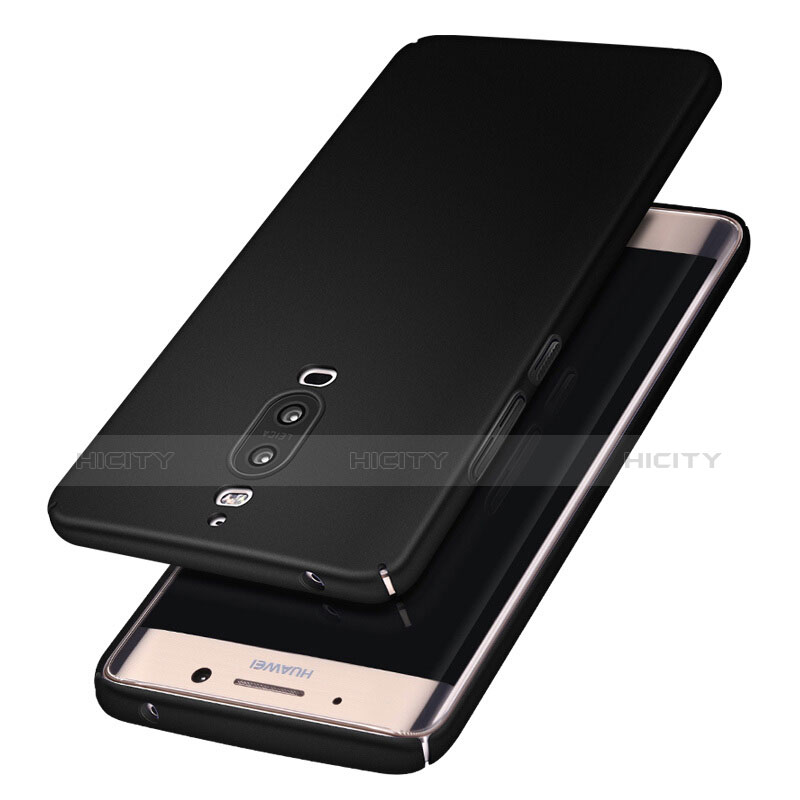 Handyhülle Hülle Kunststoff Schutzhülle Matt für Huawei Mate 9 Pro Schwarz groß