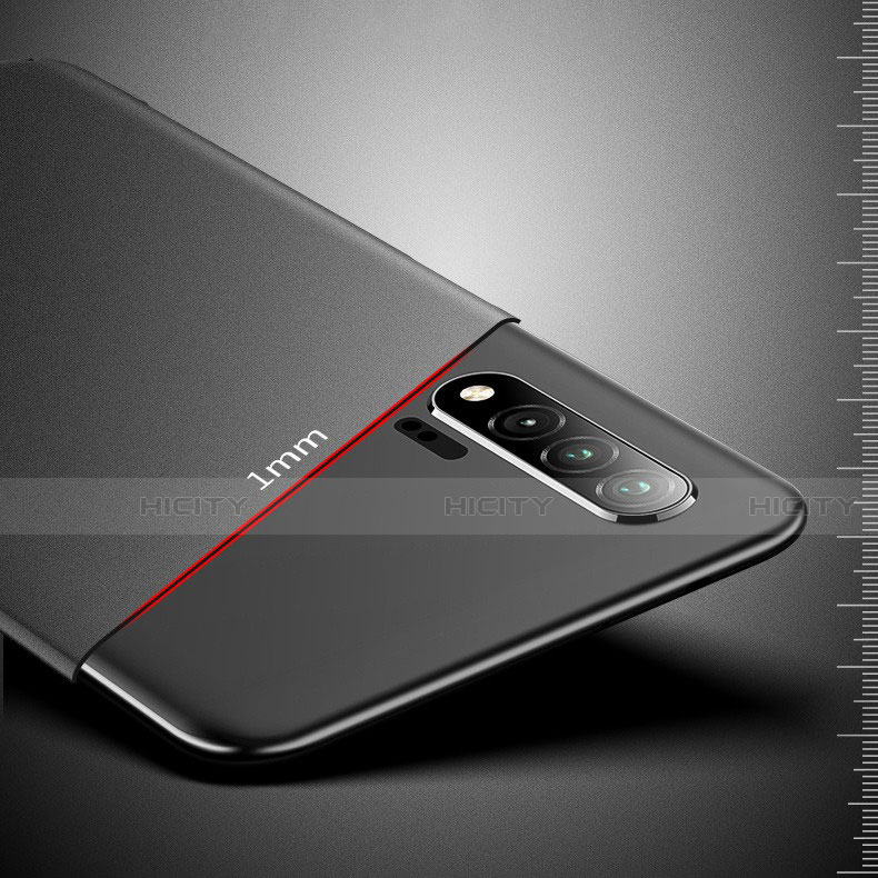 Handyhülle Hülle Kunststoff Schutzhülle Matt für Huawei Nova 6 5G Schwarz groß