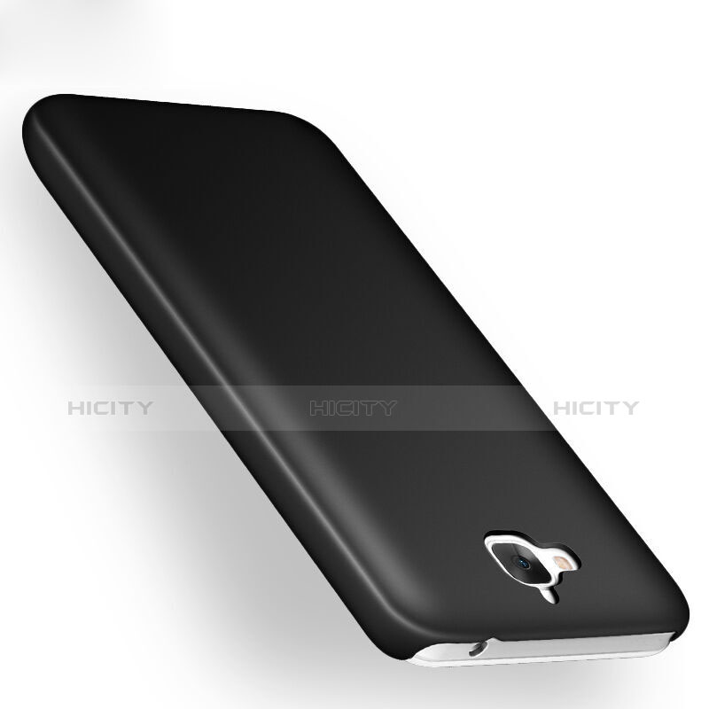Handyhülle Hülle Kunststoff Schutzhülle Matt für Huawei Y6 Pro Schwarz Plus