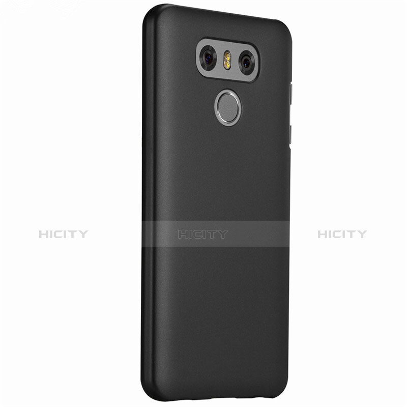 Handyhülle Hülle Kunststoff Schutzhülle Matt für LG G6 Schwarz Plus