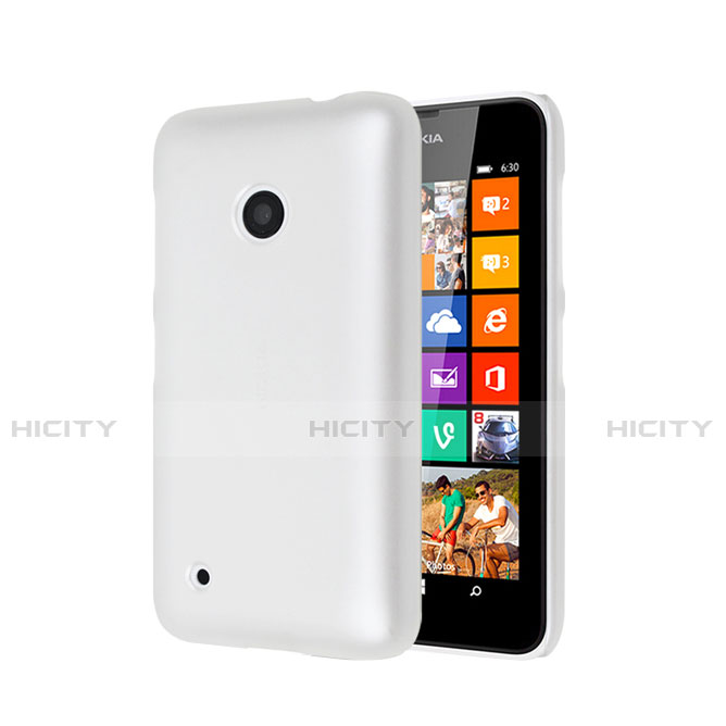 Handyhülle Hülle Kunststoff Schutzhülle Matt für Nokia Lumia 530 Weiß