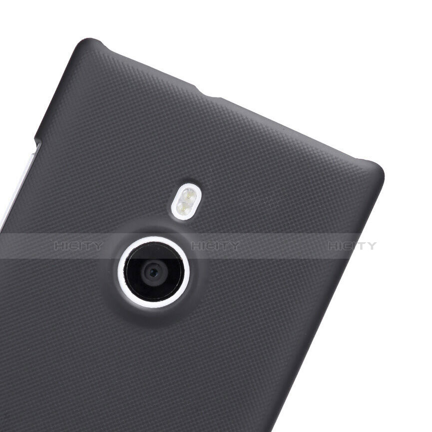 Handyhülle Hülle Kunststoff Schutzhülle Matt für Nokia Lumia 925 Schwarz groß
