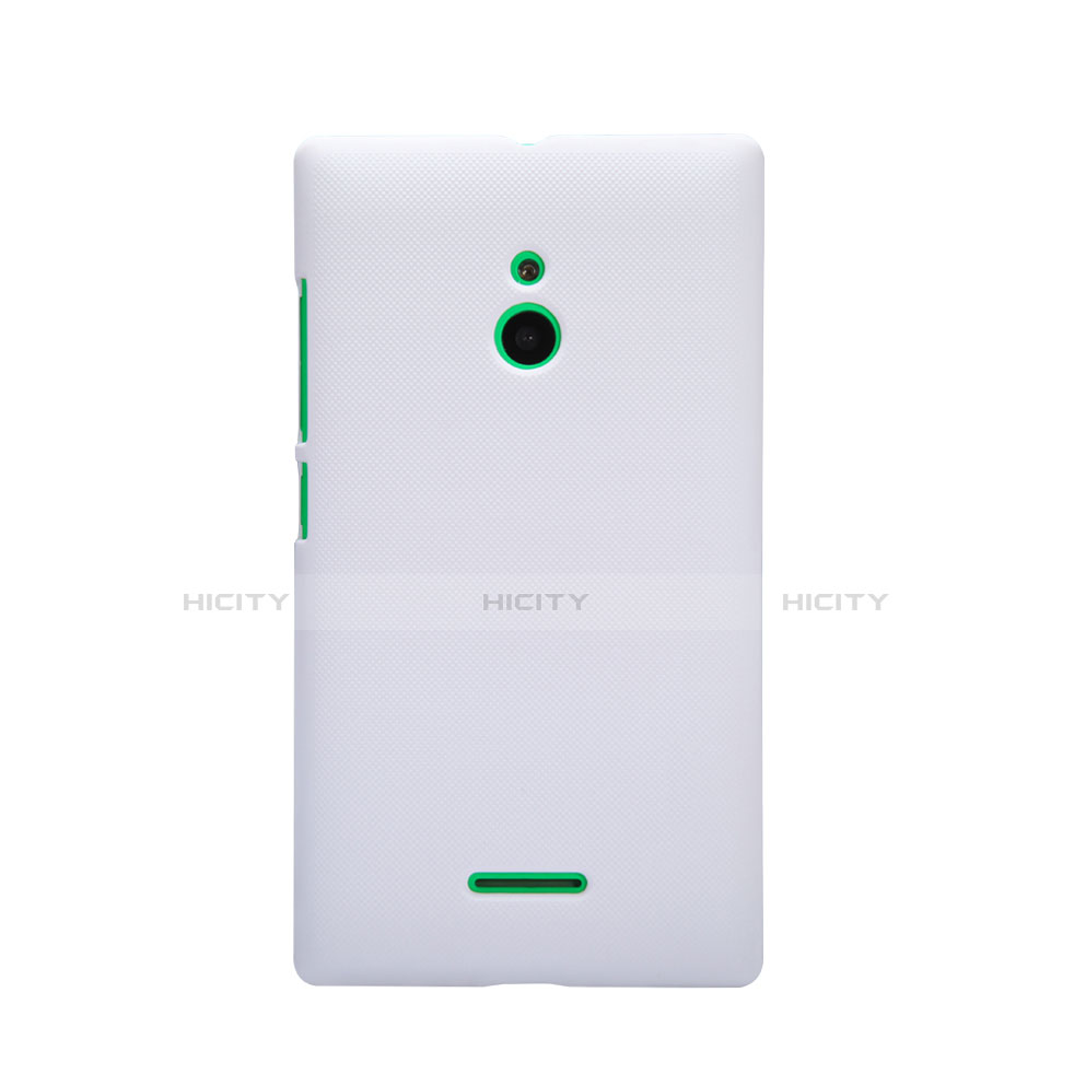 Handyhülle Hülle Kunststoff Schutzhülle Matt für Nokia XL Weiß