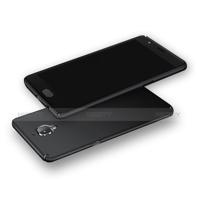 Handyhülle Hülle Kunststoff Schutzhülle Matt für OnePlus 3T Schwarz groß