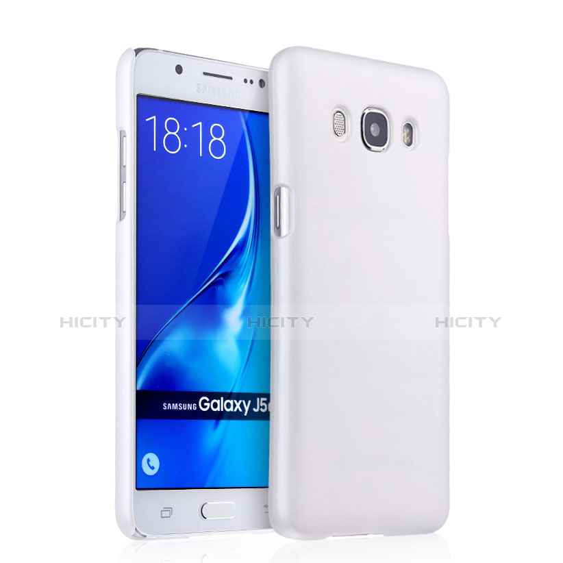 Handyhülle Hülle Kunststoff Schutzhülle Matt für Samsung Galaxy J5 (2016) J510FN J5108 Weiß Plus