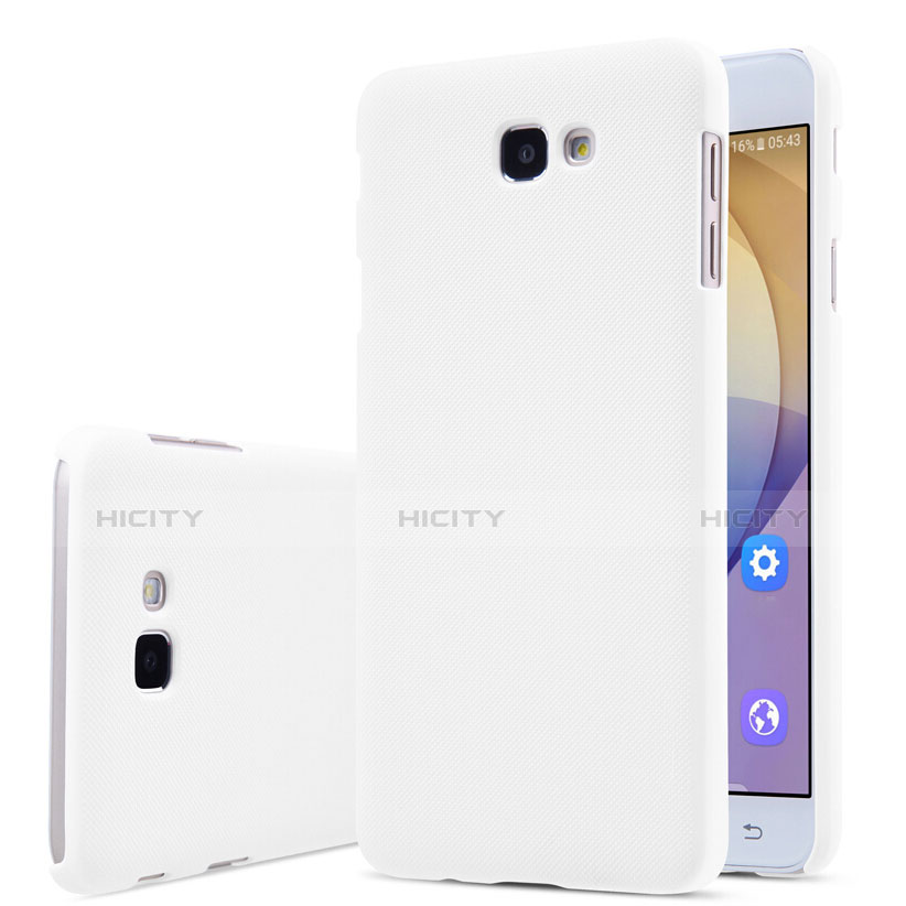 Handyhülle Hülle Kunststoff Schutzhülle Matt für Samsung Galaxy J5 Prime G570F Weiß