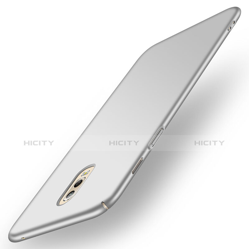 Handyhülle Hülle Kunststoff Schutzhülle Matt für Samsung Galaxy J7 Plus Silber Plus