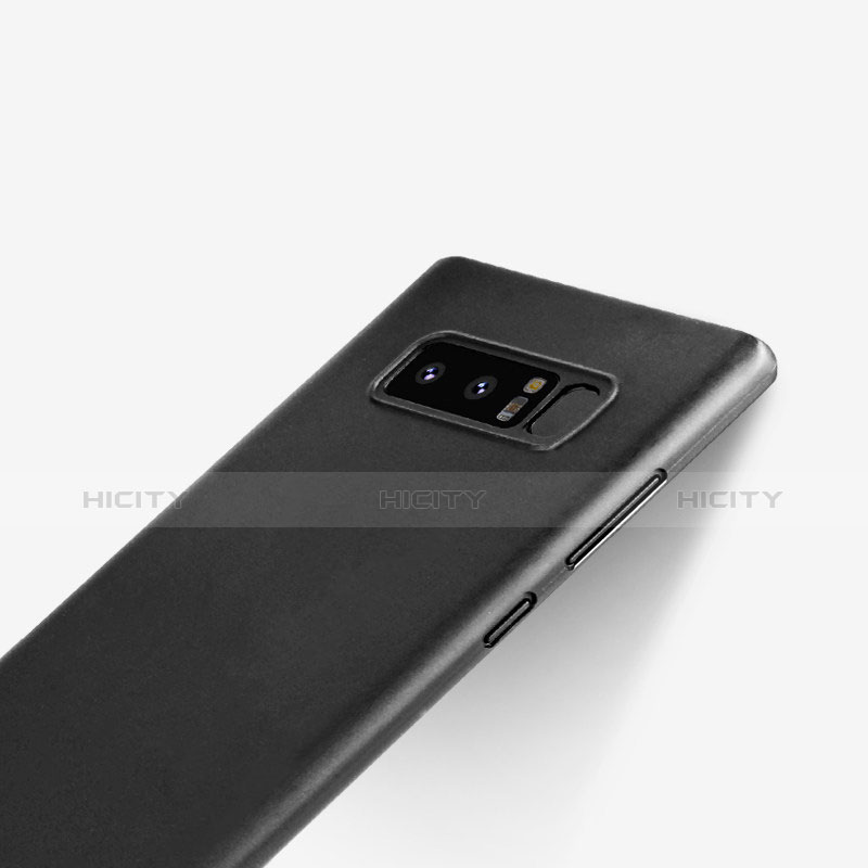 Handyhülle Hülle Kunststoff Schutzhülle Matt für Samsung Galaxy Note 9 Schwarz groß
