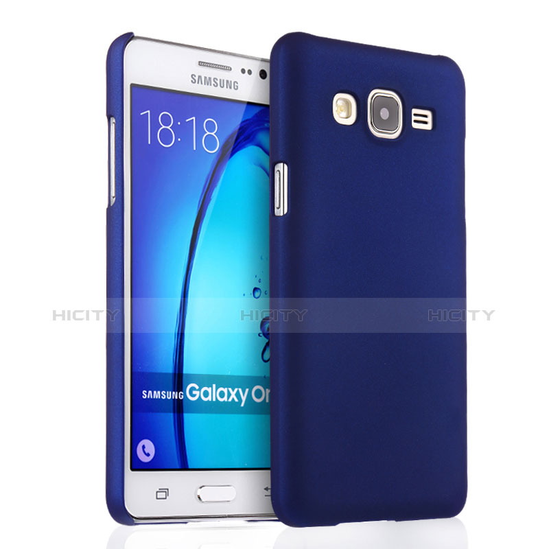 Handyhülle Hülle Kunststoff Schutzhülle Matt für Samsung Galaxy On5 G550FY Blau Plus