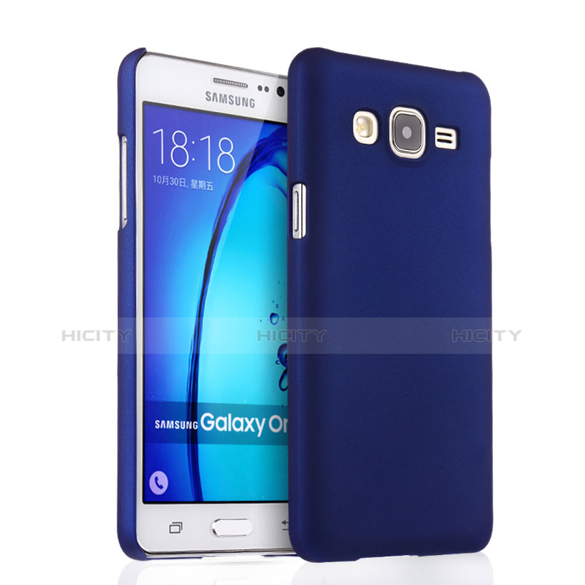 Handyhülle Hülle Kunststoff Schutzhülle Matt für Samsung Galaxy On7 G600FY Blau Plus