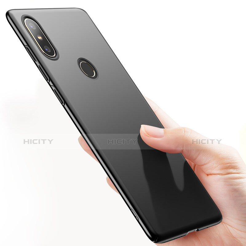 Handyhülle Hülle Kunststoff Schutzhülle Matt für Xiaomi Mi Mix 2S Schwarz groß