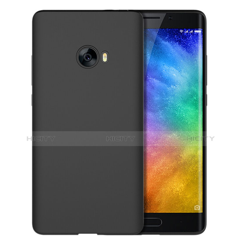 Handyhülle Hülle Kunststoff Schutzhülle Matt für Xiaomi Mi Note 2 Schwarz groß