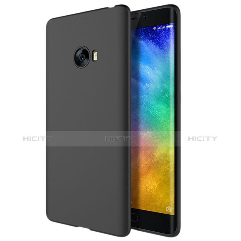 Handyhülle Hülle Kunststoff Schutzhülle Matt für Xiaomi Mi Note 2 Schwarz groß