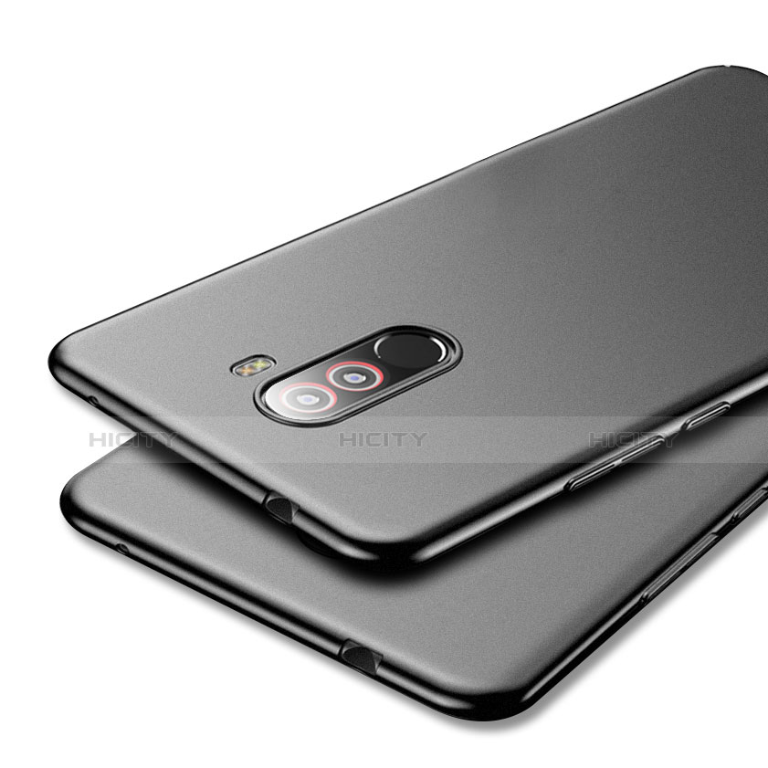 Handyhülle Hülle Kunststoff Schutzhülle Matt für Xiaomi Pocophone F1 Schwarz
