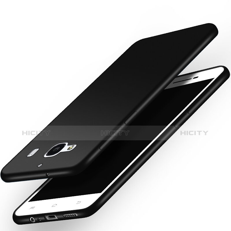 Handyhülle Hülle Kunststoff Schutzhülle Matt für Xiaomi Redmi 2 Schwarz