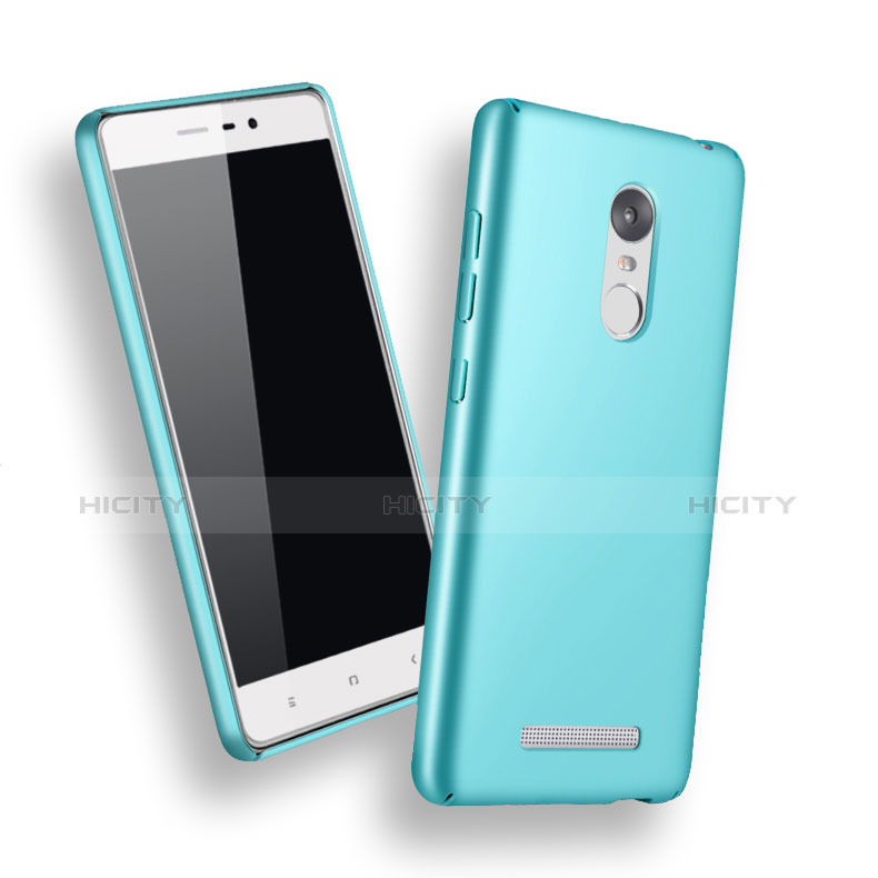 Handyhülle Hülle Kunststoff Schutzhülle Matt für Xiaomi Redmi Note 3 Pro Hellblau Plus