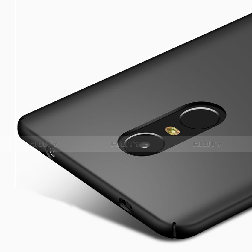 Handyhülle Hülle Kunststoff Schutzhülle Matt für Xiaomi Redmi Note 4 Standard Edition Schwarz groß