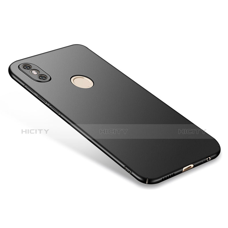 Handyhülle Hülle Kunststoff Schutzhülle Matt für Xiaomi Redmi Note 5 Schwarz groß