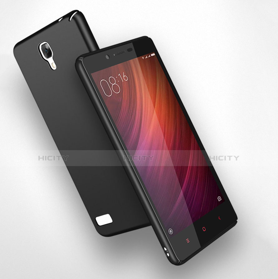 Handyhülle Hülle Kunststoff Schutzhülle Matt für Xiaomi Redmi Note Schwarz groß